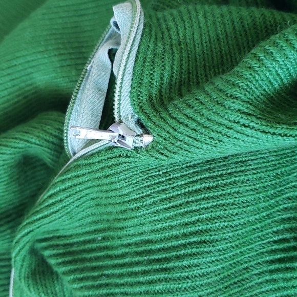 Vintage Woodward's Green Mock Neck Sweater, US S/M - Picture 12 of 12